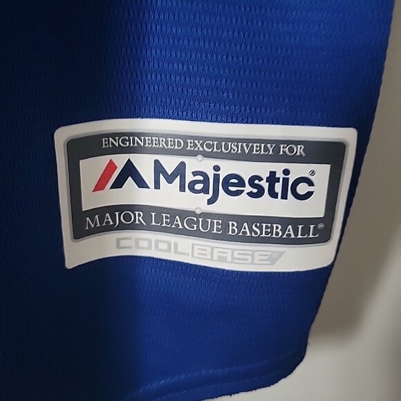 SOLD Toronto Blue Jays Baseball Jersey Blue Men's L MLB - Picture 6 of 9